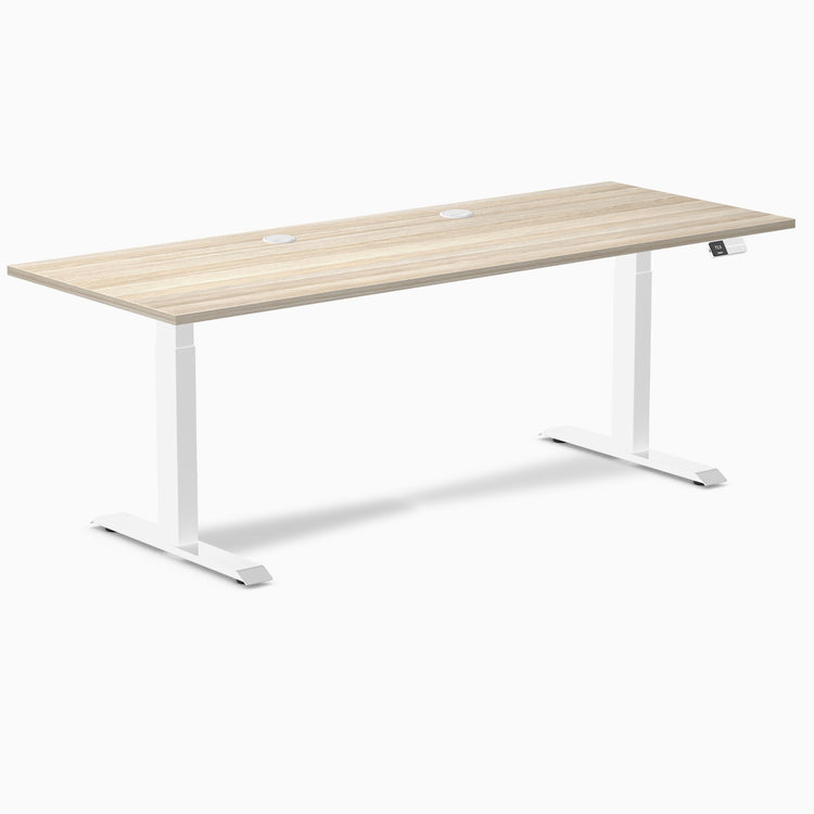 Desky Dual Laminate Sit Stand Desk