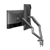 dual screen space grey monitor arm