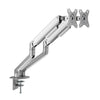 dual screen adjustable spring arm