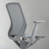 Desky echo modern office chair in light grey 
