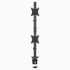 Black vertical monitor mount