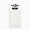 Desky steel paint finish sample for Desky lockers in white