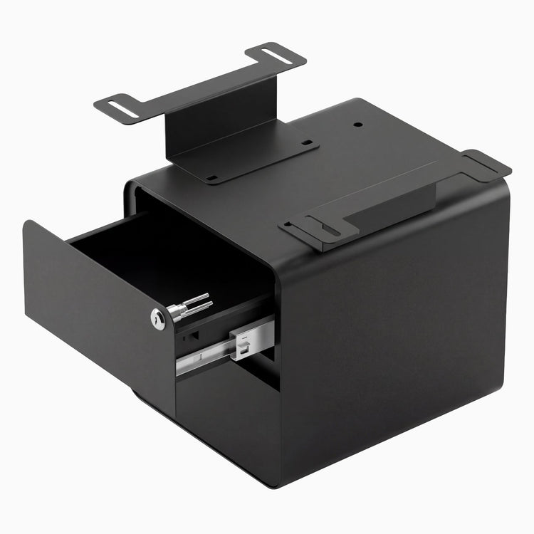 smooth rolling drawers under desk cabinet