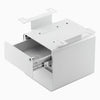 Desky white under desk cabinet