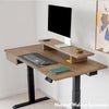 desky wooden monitor stand natural walnut