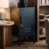 Desky Oslo Metal Locker Cabinet-Accessories-Desky-Black-Right Opening-Desky® Australia