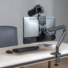 Desky caddy shelf monitor attached to desk
