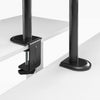 Clamp on single eco monitor mount attachment