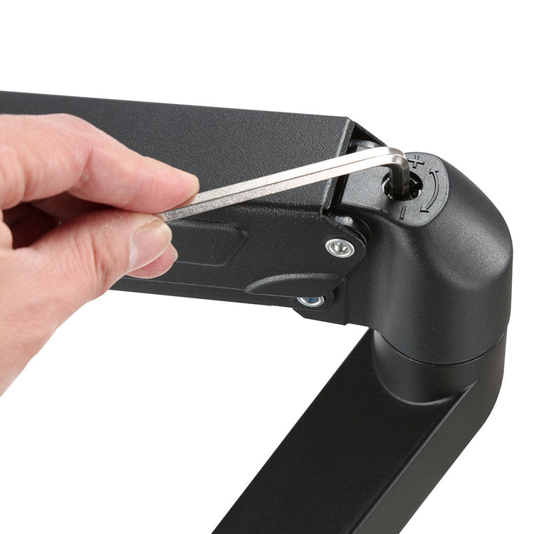 adjustable single spring gas monitor arm