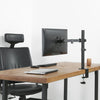 Desky black single eco monitor mount