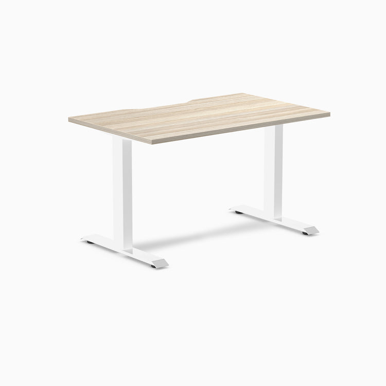 Desky Zero Scalloped Laminate Office Desk