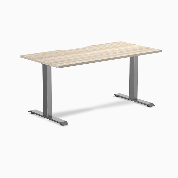 Desky Zero Scalloped Laminate Office Desk