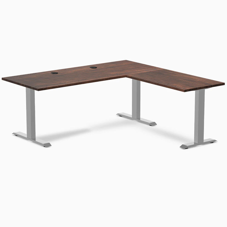 Desky Zero Softwood L-Shape Office Desk
