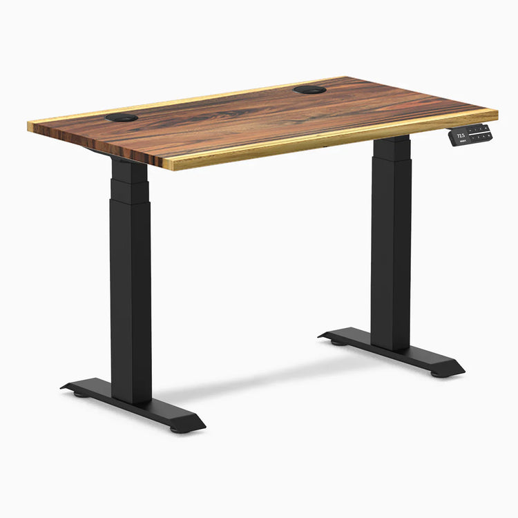Desky Dual Mini Hardwood Sit Stand Desk