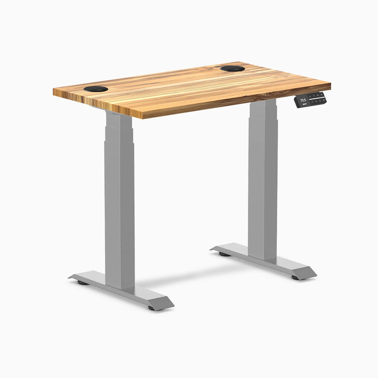 Desky Dual Mini Hardwood Sit Stand Desk