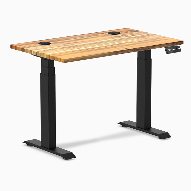 Desky Dual Mini Hardwood Sit Stand Desk