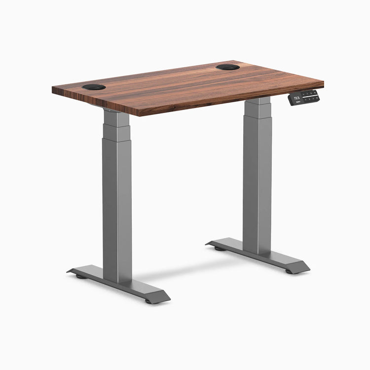 Desky Dual Mini Hardwood Sit Stand Desk