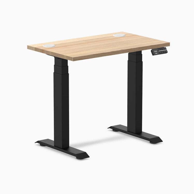 Desky Dual Mini Hardwood Sit Stand Desk