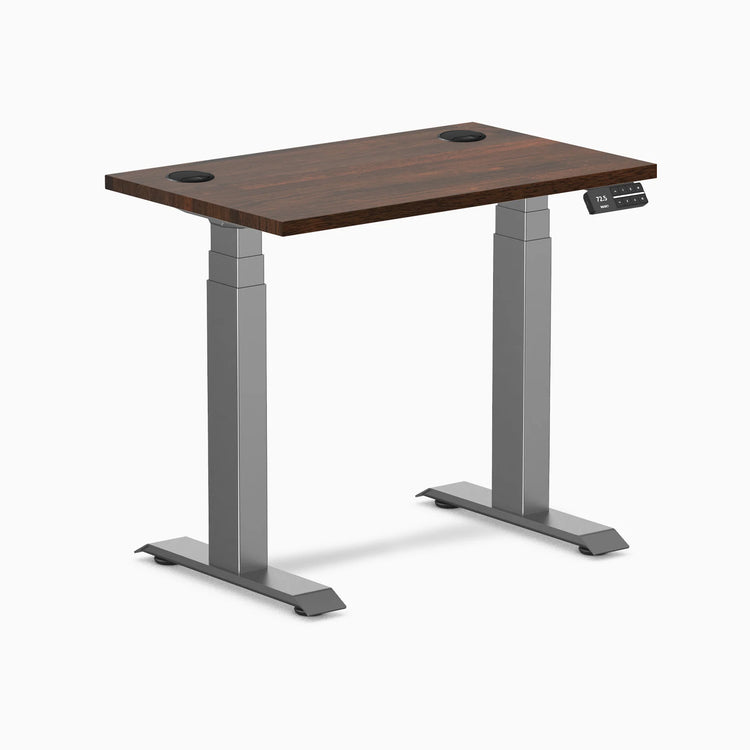 Desky Dual Mini Rubberwood Sit Stand Desk