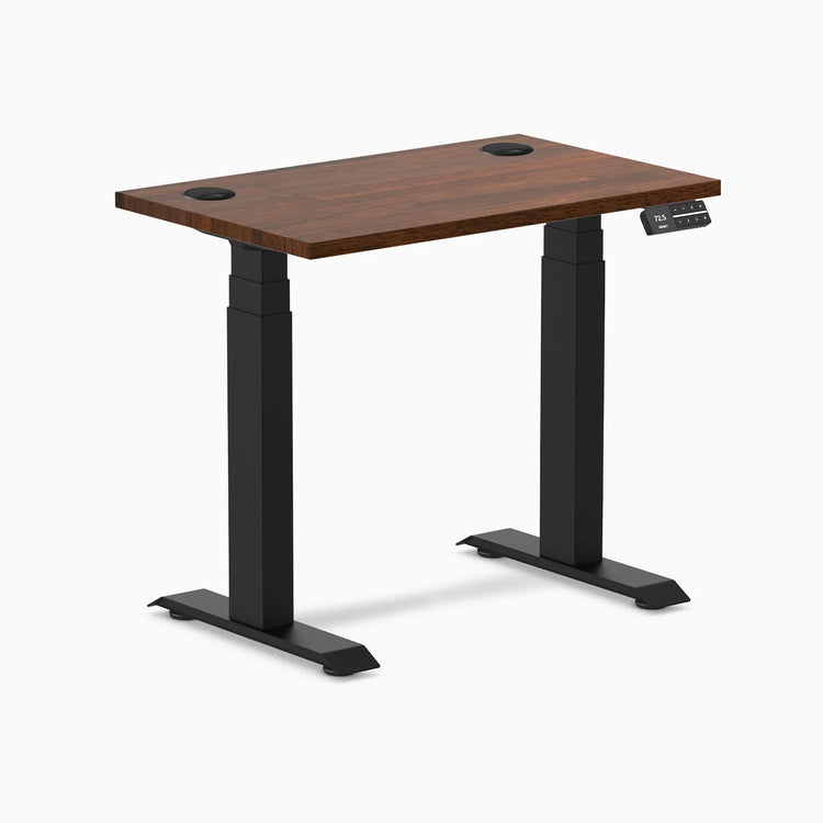 Desky Dual Mini Rubberwood Sit Stand Desk