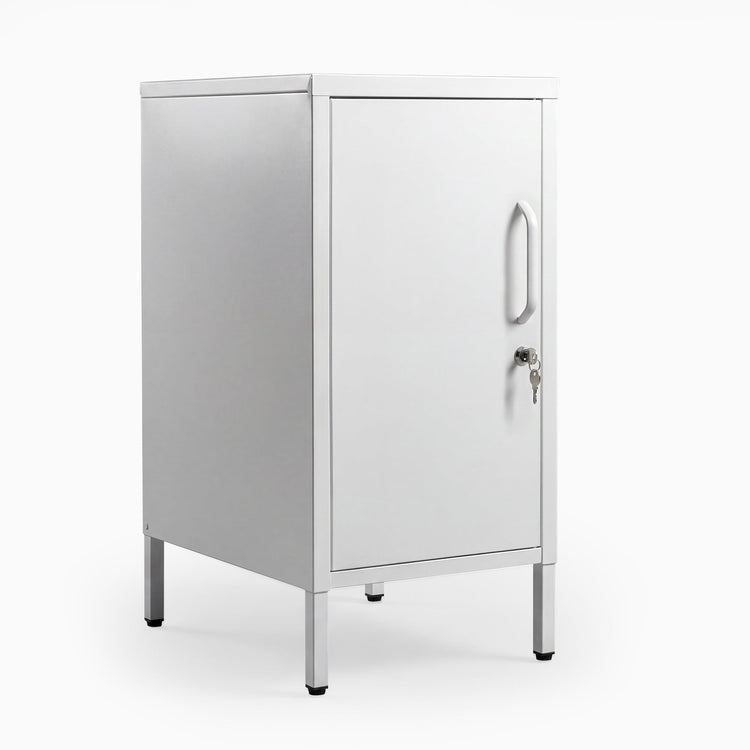 Desky Sidekick Metal Locker Cabinet-Accessories-Desky-White-Left Opening-Desky® Australia