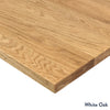Desky Zero White Oak Hardwood L-Shape Office Desktop