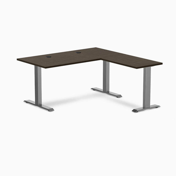 Desky Zero Bamboo L-Shape Office Desk