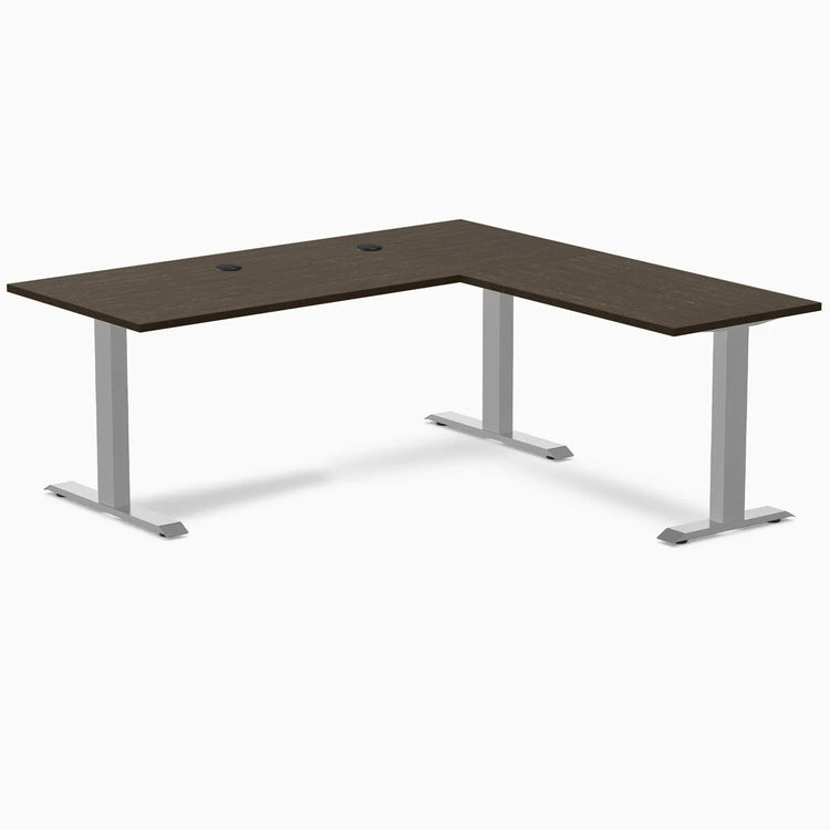 Desky Zero Bamboo L-Shape Office Desk