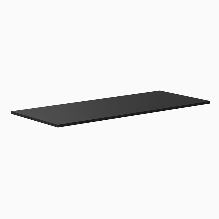 Desky Laminate Desk Tops - black 1800mm straight