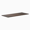 Rubberwood dark walnut desktop - Desky