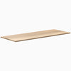 Hardwood desktop white ash 80 inches - Desky