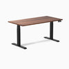 Dual hardwood walnut standing desk - Desky