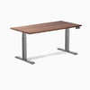 Dual motor standing desk hardwood walnut - Desky