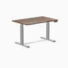 Dual hardwood natural walnut standing desk - Desky