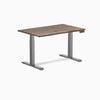 Dual motor standing desk hardwood natural walnut - Desky
