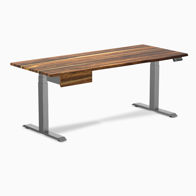 Desky Dual Hardwood Standing Desk With Drawer-Desky®