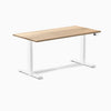 Dual hardwood white ash standing desk - Desky
