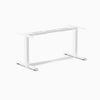 Desky Zero Fixed Office Desk Frame in white