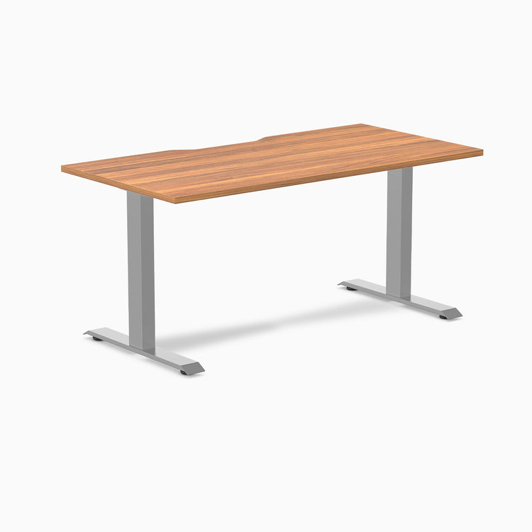 Desky Zero Scalloped Laminate Office Desk