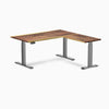 Desky Hardwood L-Shape Sit Stand Desk-Desky®