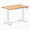 Desky dual mini hardwood teak 1000mm in white