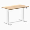 Desky dual mini hardwood white ash 1000mm in white
