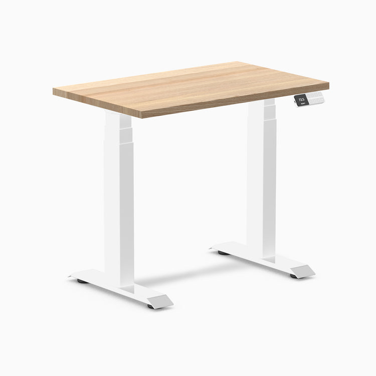 Desky dual mini hardwood white ash 800mm in white