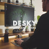 dual laminate sit stand desk