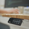 dual bamboo sit stand desk