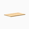 Desky Mini White Oak hardwood desk top, 32x20 inches, with natural wood grain.